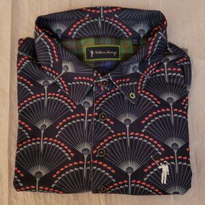 William Murray Putting On The Ritz Art Deco Golf Club Print Polo